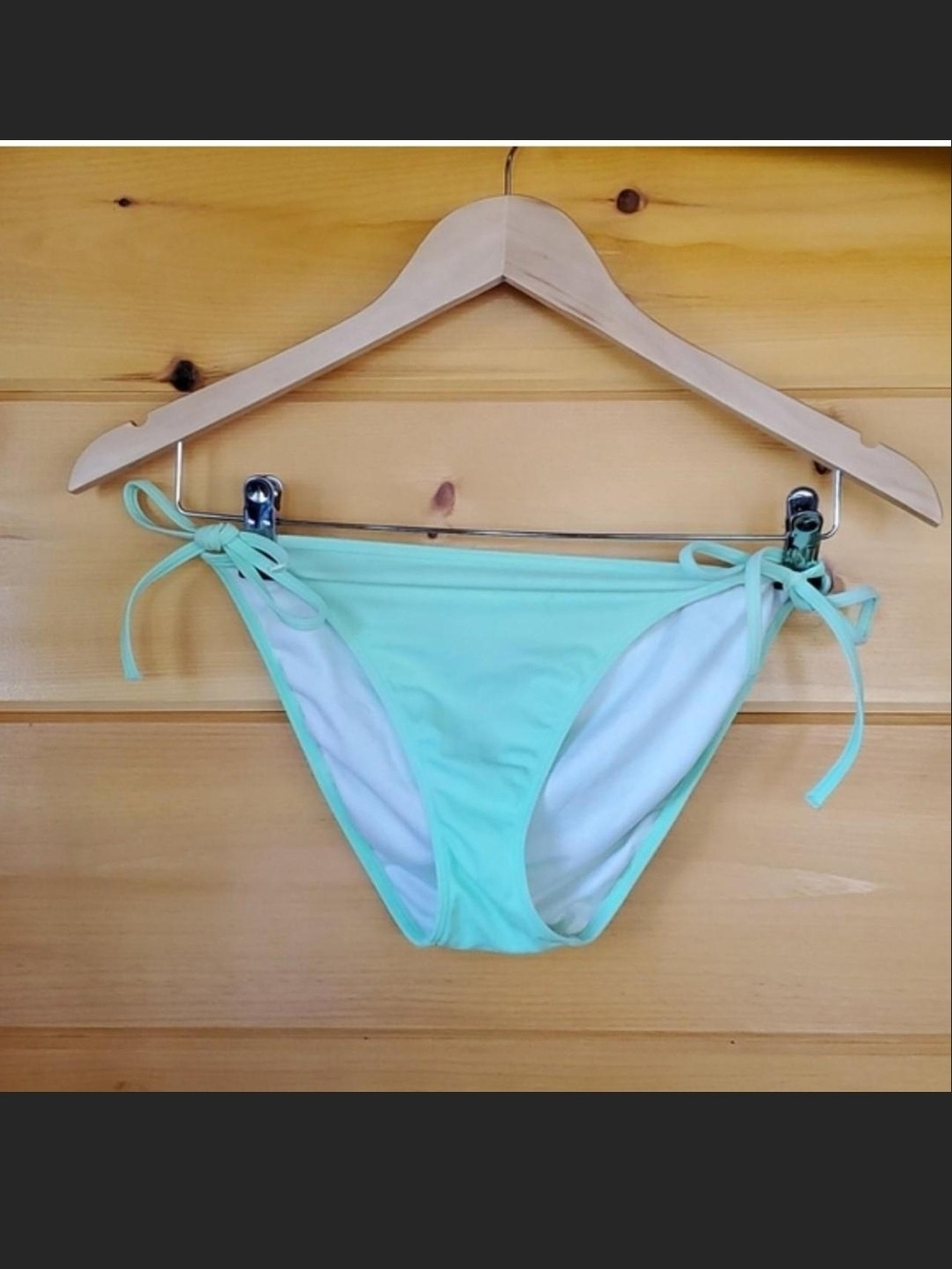 Victorias Secret Women’s Tie-Side Bikini Bottom in Mint Green
